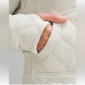 Scuba Oversized Quilted Half Zip